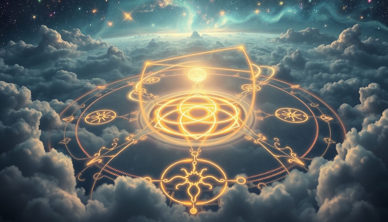 Kornkreise symbolisieren oft verborgene spirituelle Botschaften und Glauben.