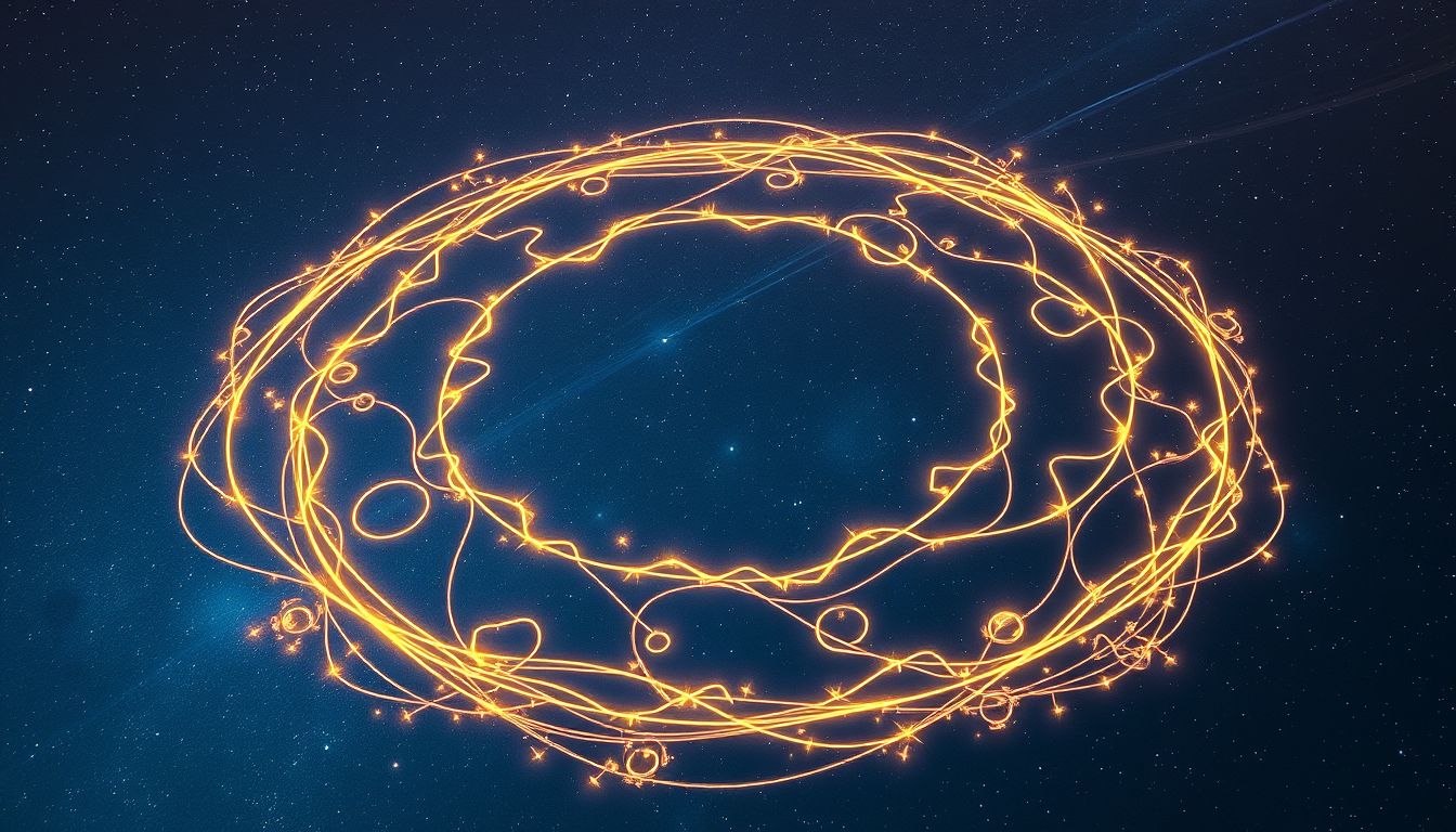 Ein unvollständiger Kornkreis symbolisiert unerfüllte innere Möglichkeiten.