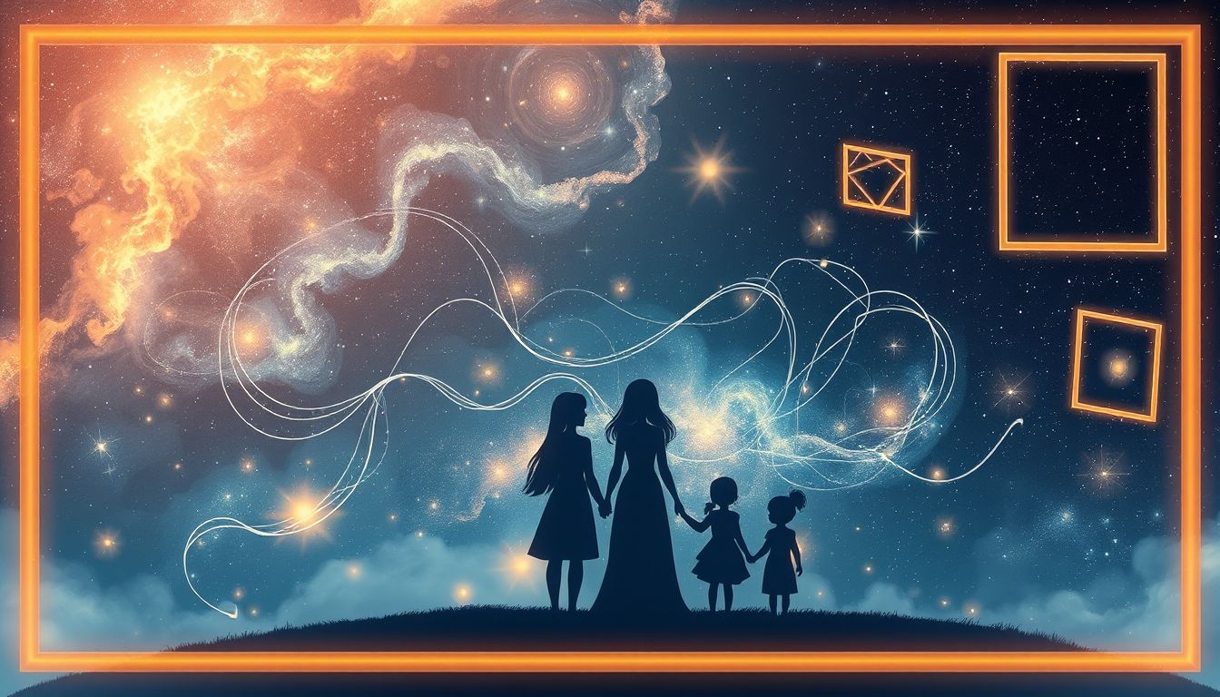 Familienporträts im Traum symbolisieren Bindung, Tradition und Zusammenhalt.