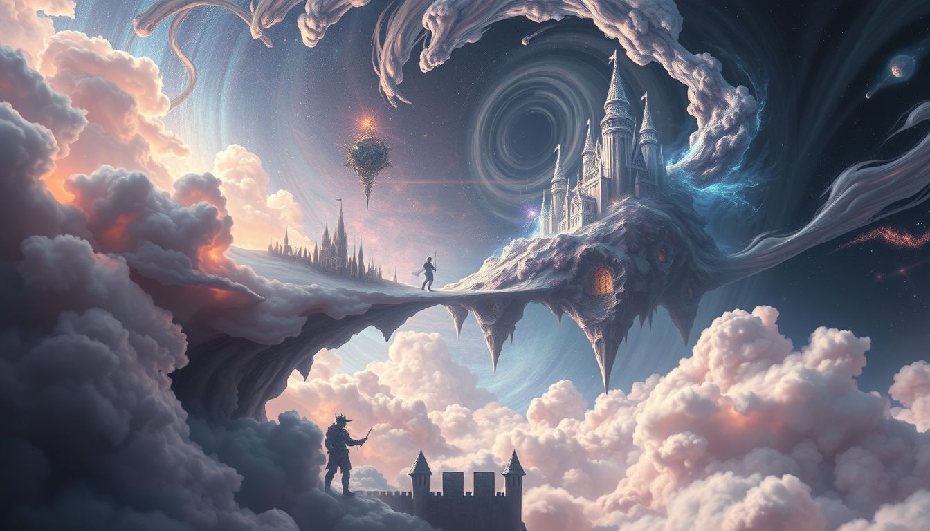 Ein Königreich verwandelt sich, symbolisiert innere Transformation und Wandel.