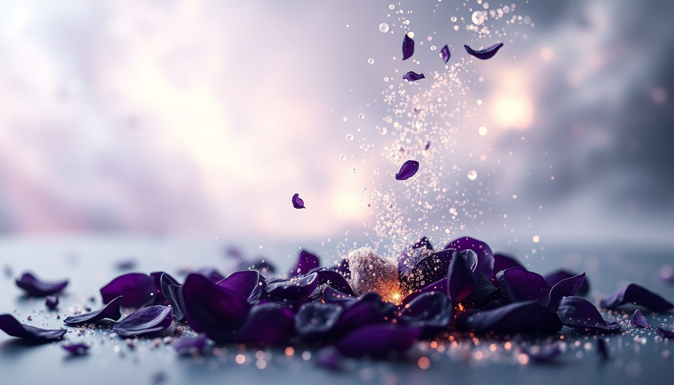 Träumen von zertretenen Nachtviolen symbolisiert verlorene Unschuld und Schmerz.