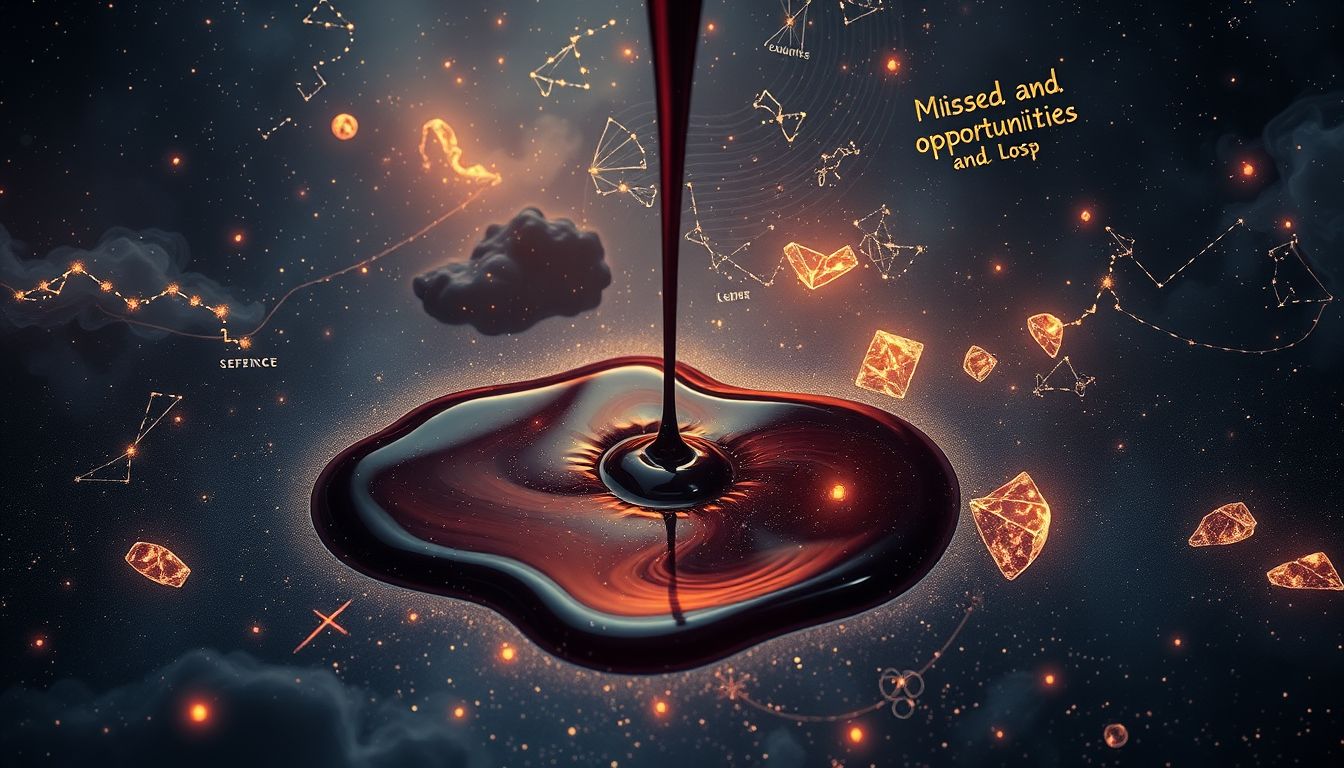 Kaffeverschütten im Traum symbolisiert oft verpasste Gelegenheiten und Ärger.