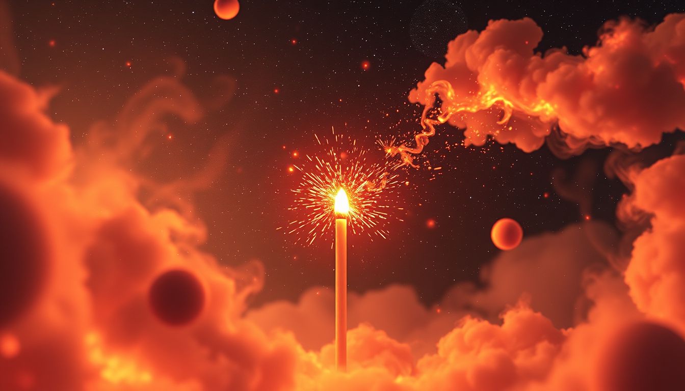 Das 3. Streichholz anzünden symbolisiert oft neue Chancen und Hoffnung.