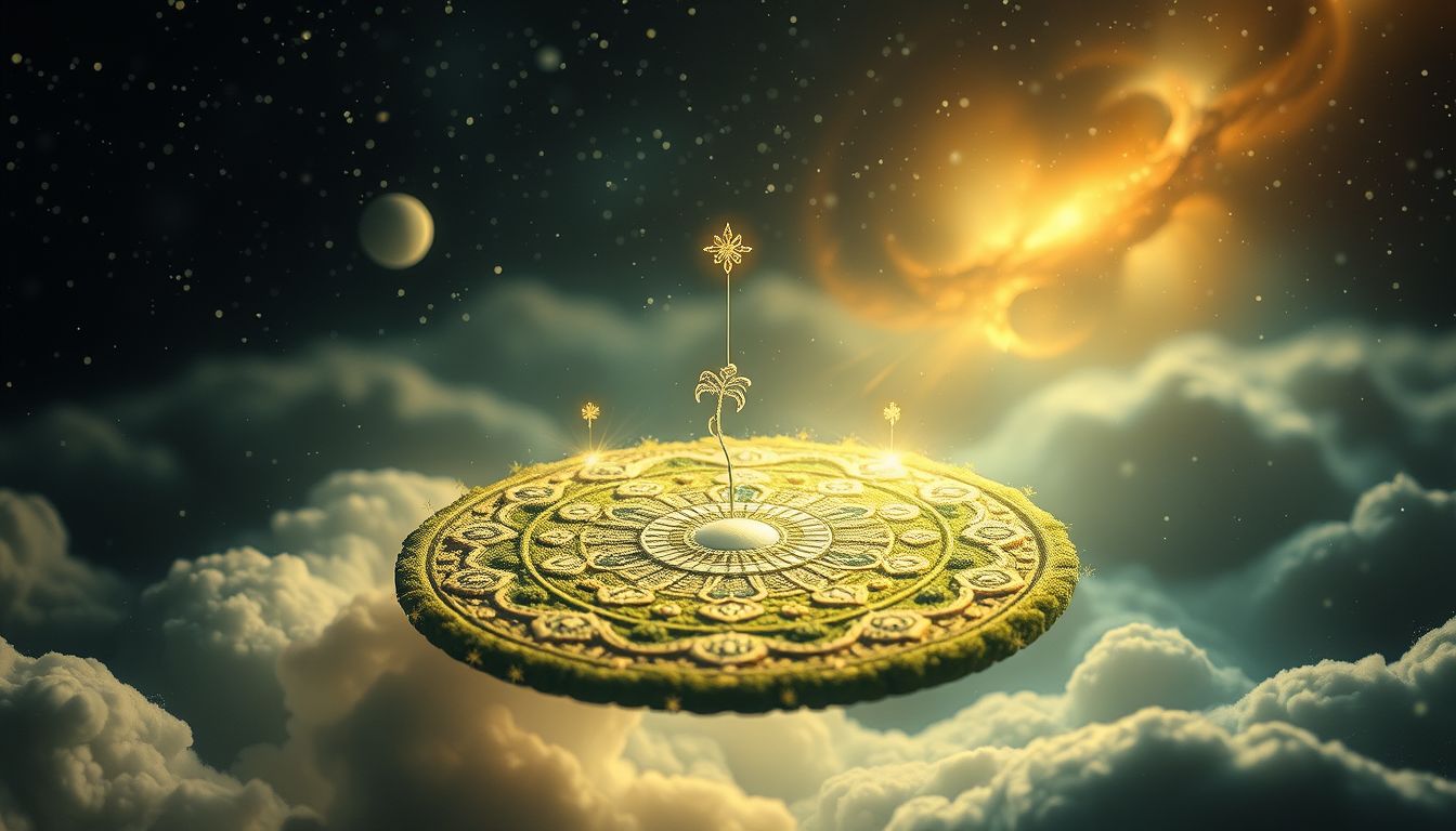 Miniatur-Kornkreise im Traum symbolisieren präzise Aufmerksamkeit und Fokus.