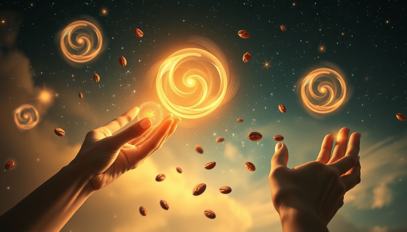 Kaffee kaufen symbolisiert Energie für kommende Herausforderungen und Ziele.