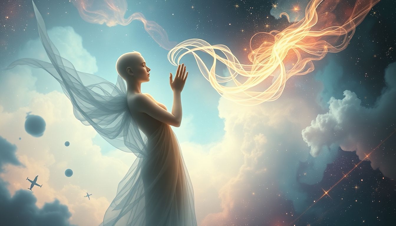 Das Absorbieren von Angst im Traum symbolisiert innere Heilung.