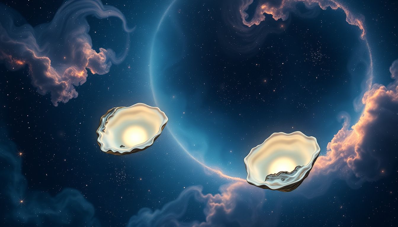 Austernschalen symbolisieren verborgene finanzielle Chancen und wachsenden Reichtum.