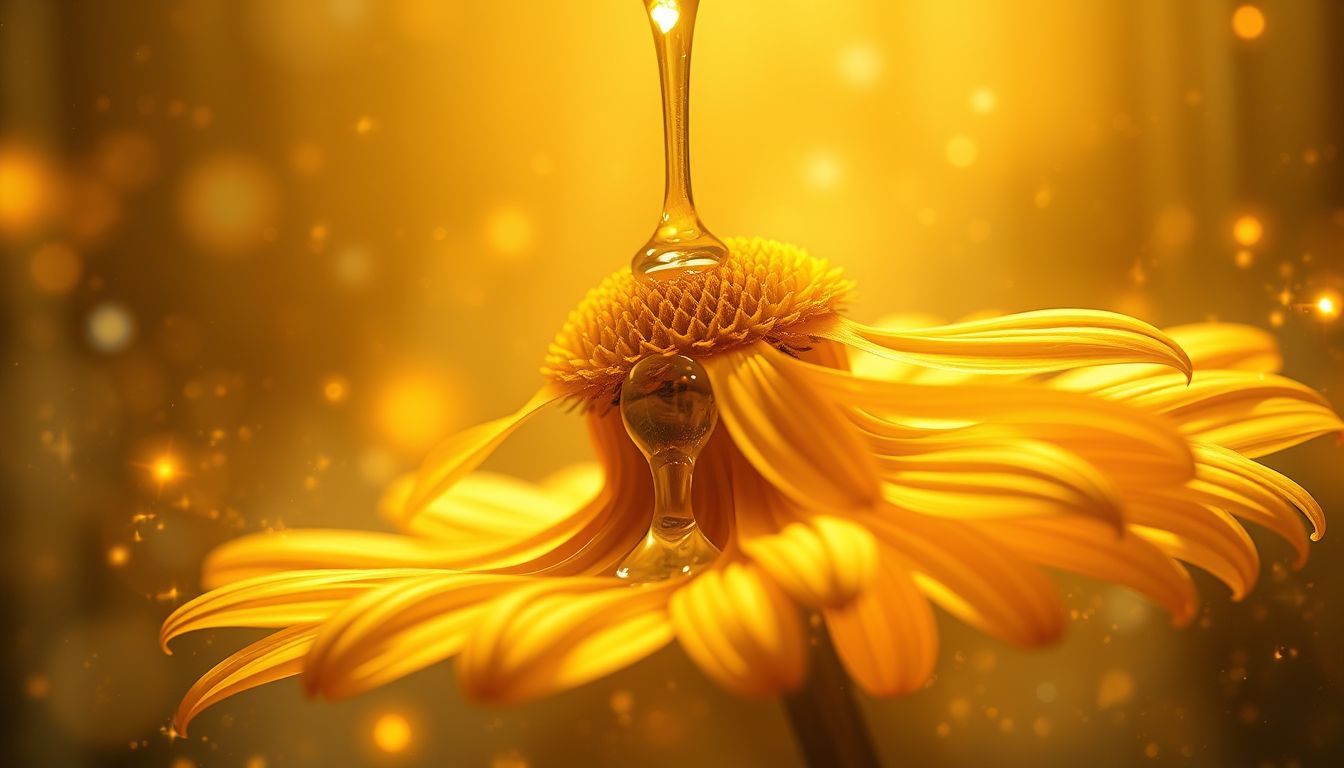 Echinacea-Honig stärkt das Immunsystem und fördert die Heilung.