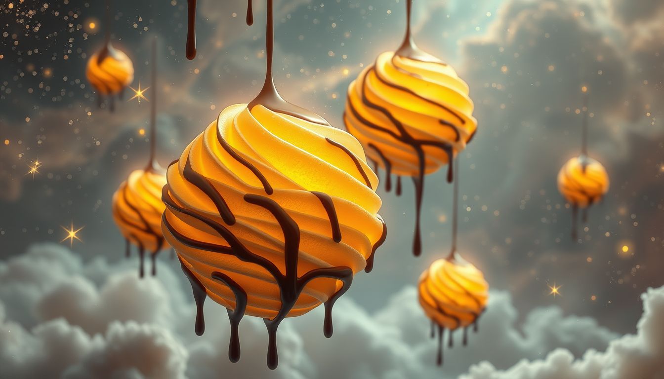 Eierkuchen mit Schokolade im Traum symbolisieren süße Versuchungen und Freude.