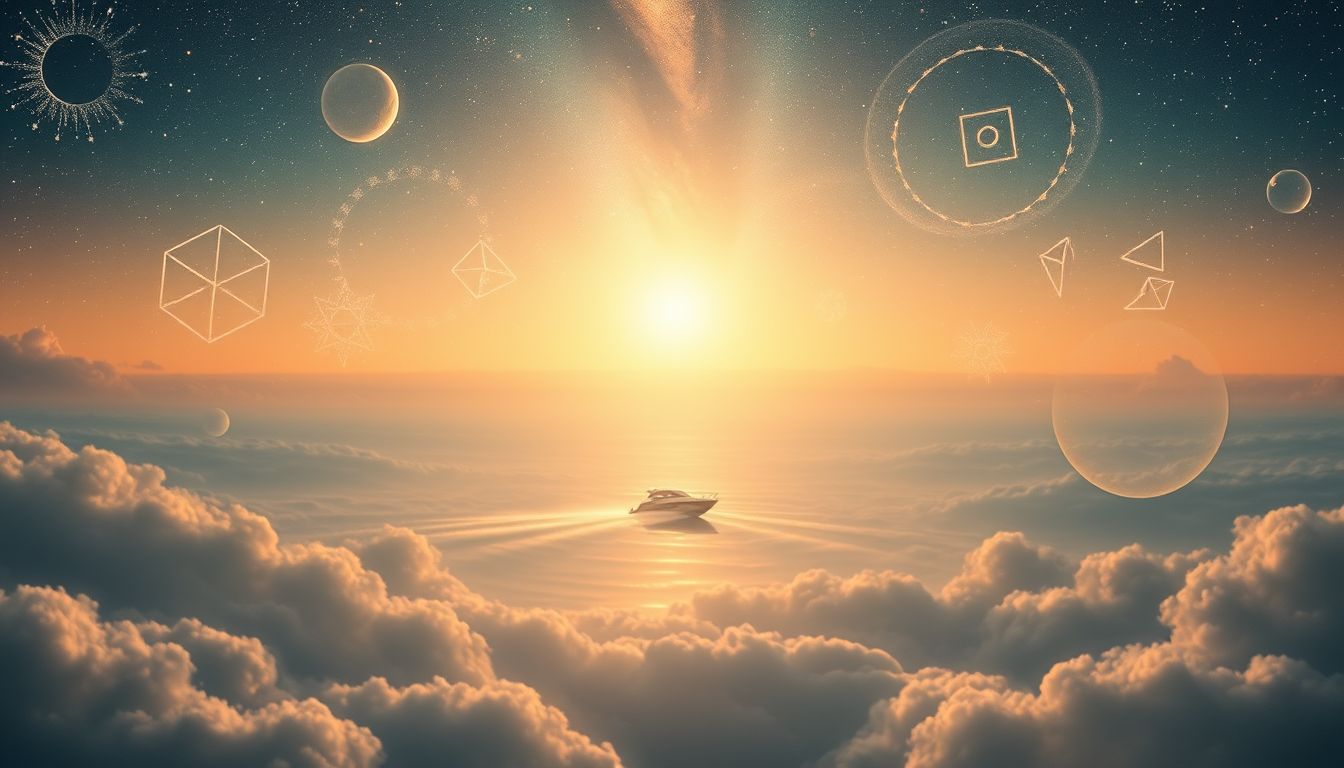 Ein Schnellboot am Horizont symbolisiert bevorstehende Chancen und Sehnsüchte.