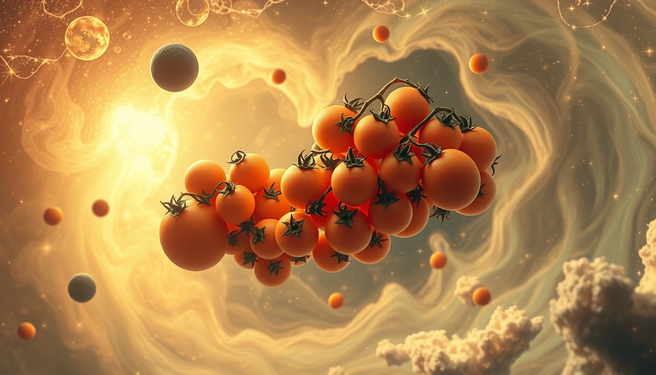Ein Tomatenfeld symbolisiert Reichtum, Chancen und kreative Fruchtbarkeit.