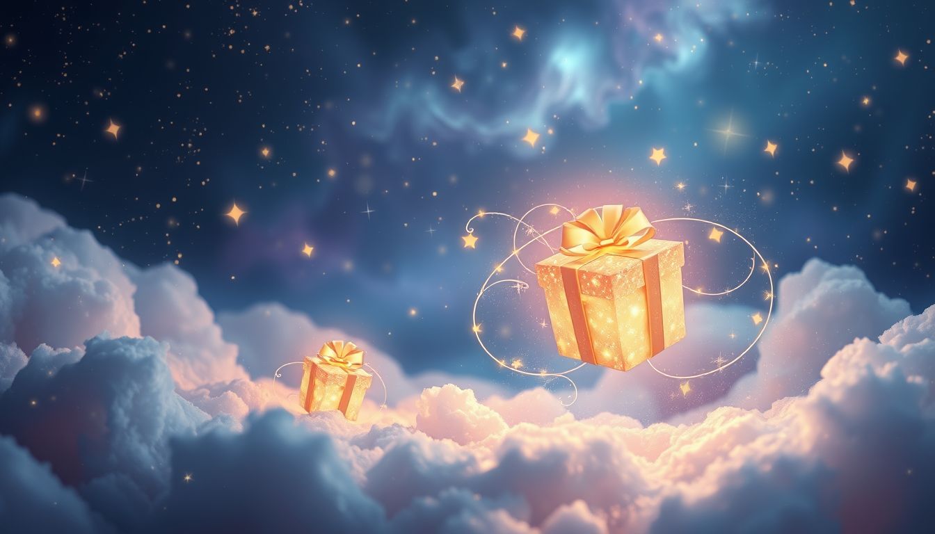 Ein unerwartetes Geschenk im Traum symbolisiert kommende positive Überraschungen.