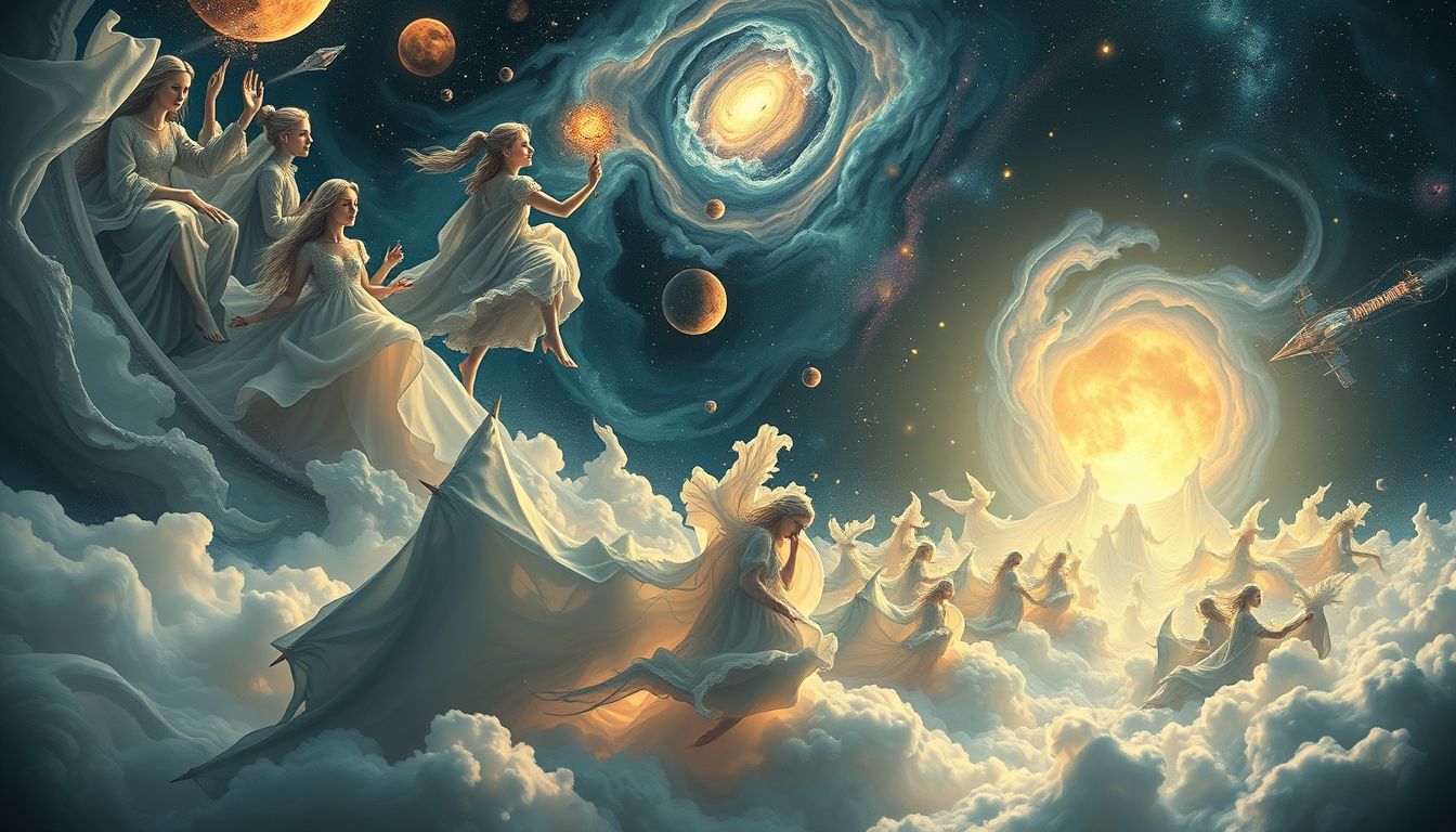 Eine Parade im Chaos symbolisiert Kontrollverlust und innere Ängste.