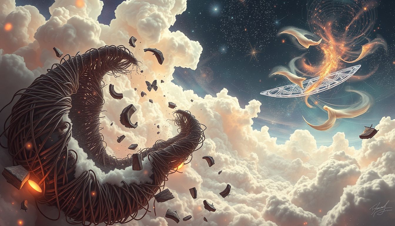 Das Zerstören eines Strandkorbs symbolisiert unterdrückte Aggression und Wandel.