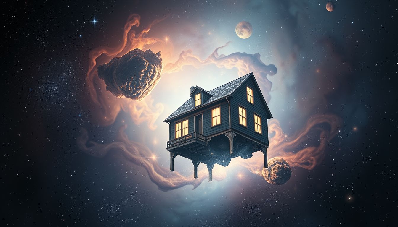 Alte Häuser symbolisieren oft verborgene Erinnerungen und Lebensabschnitte.