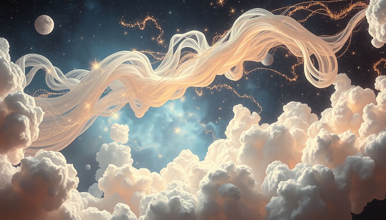 Träume über Baumwollstoffe spiegeln oft Reinheit und Geborgenheit wider.