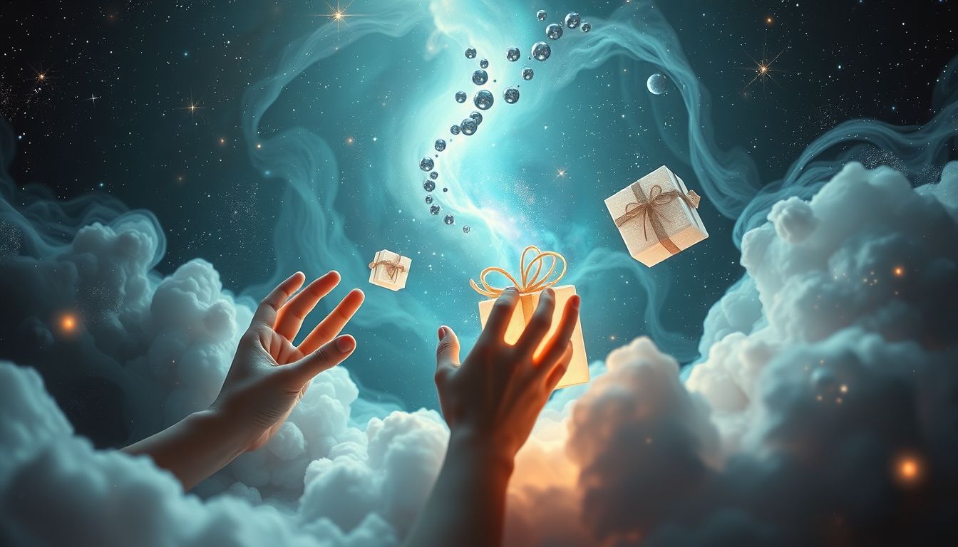 Geschenke suchen symbolisiert oft den Wunsch nach Anerkennung und Liebe.