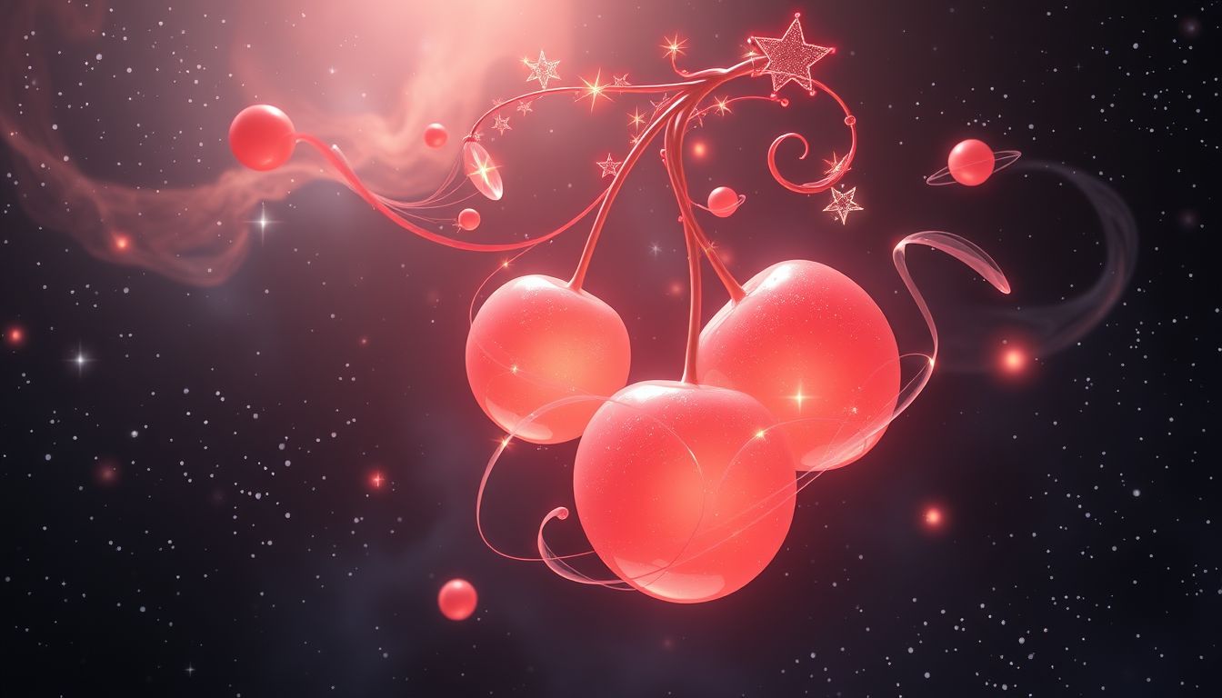 Kirschen symbolisieren kreative Energie und fördern künstlerischen Ausdruck.