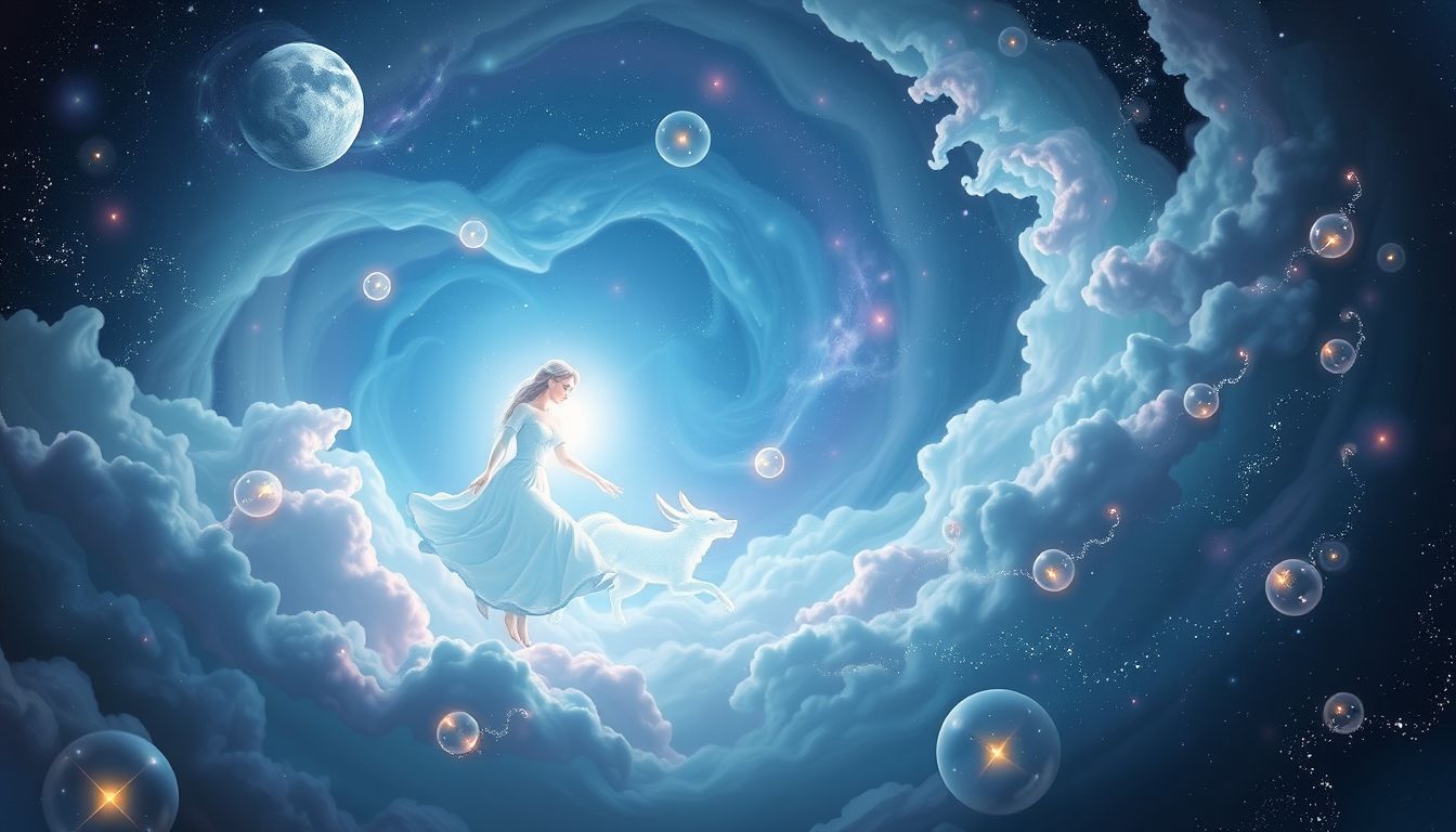 Das Leiten eines Tieres symbolisiert Kontrolle und innere Führung im Traum.