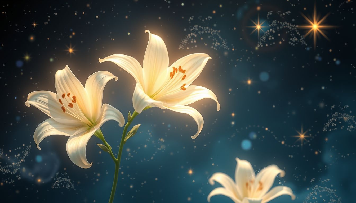 Lilien als Geschenk symbolisieren tiefe Liebe und aufrichtige Wertschätzung.