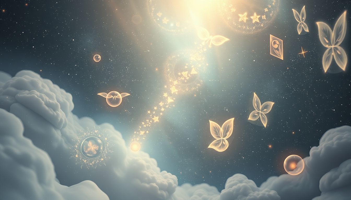 Reale Träume über Linnen spiegeln oft innere Klarheit und Reinheit wider.