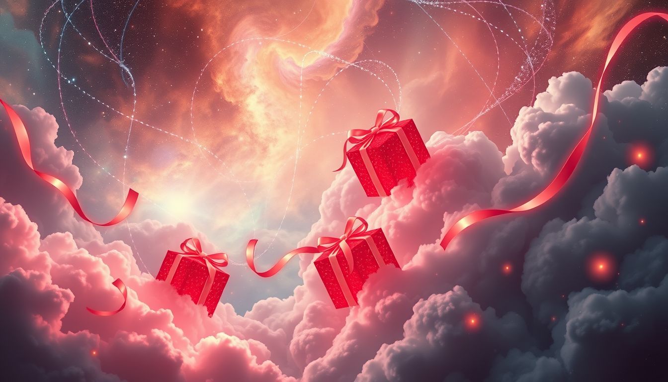 Scharlachrote Geschenke im Traum symbolisieren leidenschaftliche Liebe und Wertschätzung.
