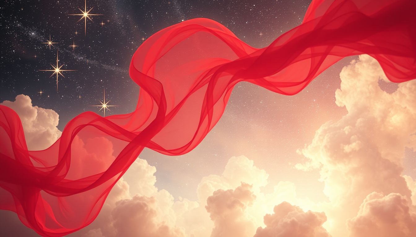 Scharlachrote Kleidung im Traum symbolisiert oft intensive fremde Emotionen.