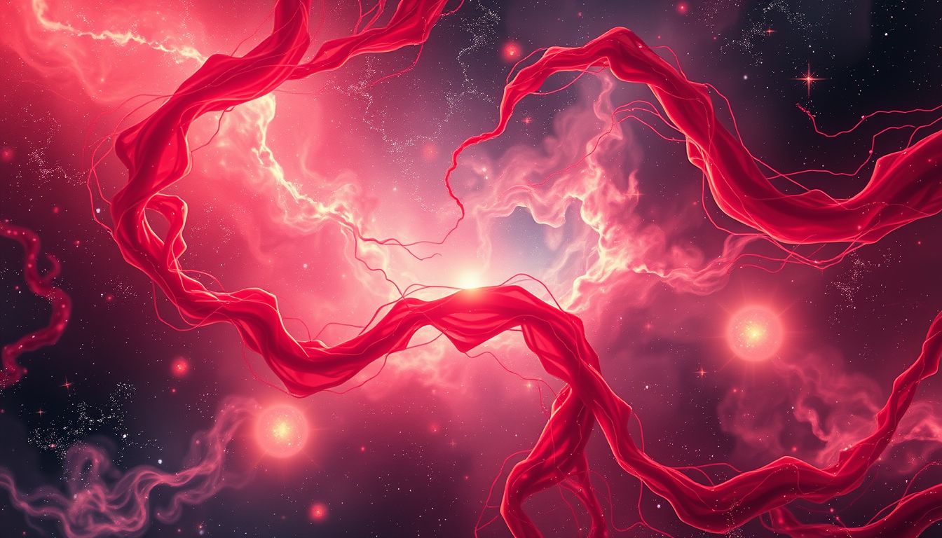 Scharlachrotes Blut im Traum symbolisiert Lebensenergie und emotionale Verletzlichkeit.