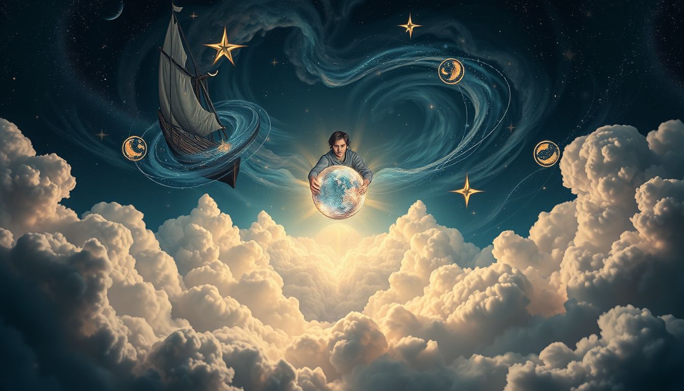 Ein Seemann mit Schatz symbolisiert verborgenen Reichtum und innere Stärke.