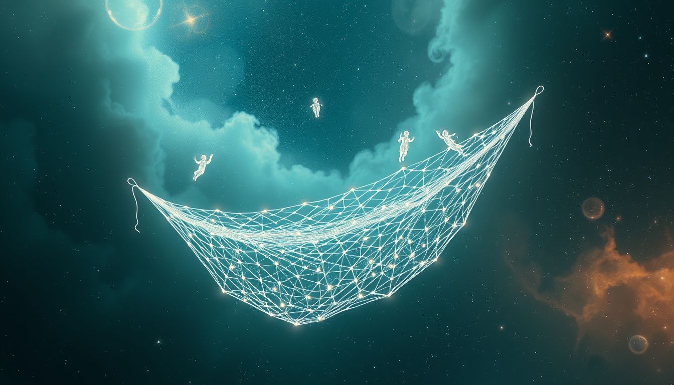Das Sicherheitsnetz symbolisiert oft Angst vor Kontrollverlust und Versagen.