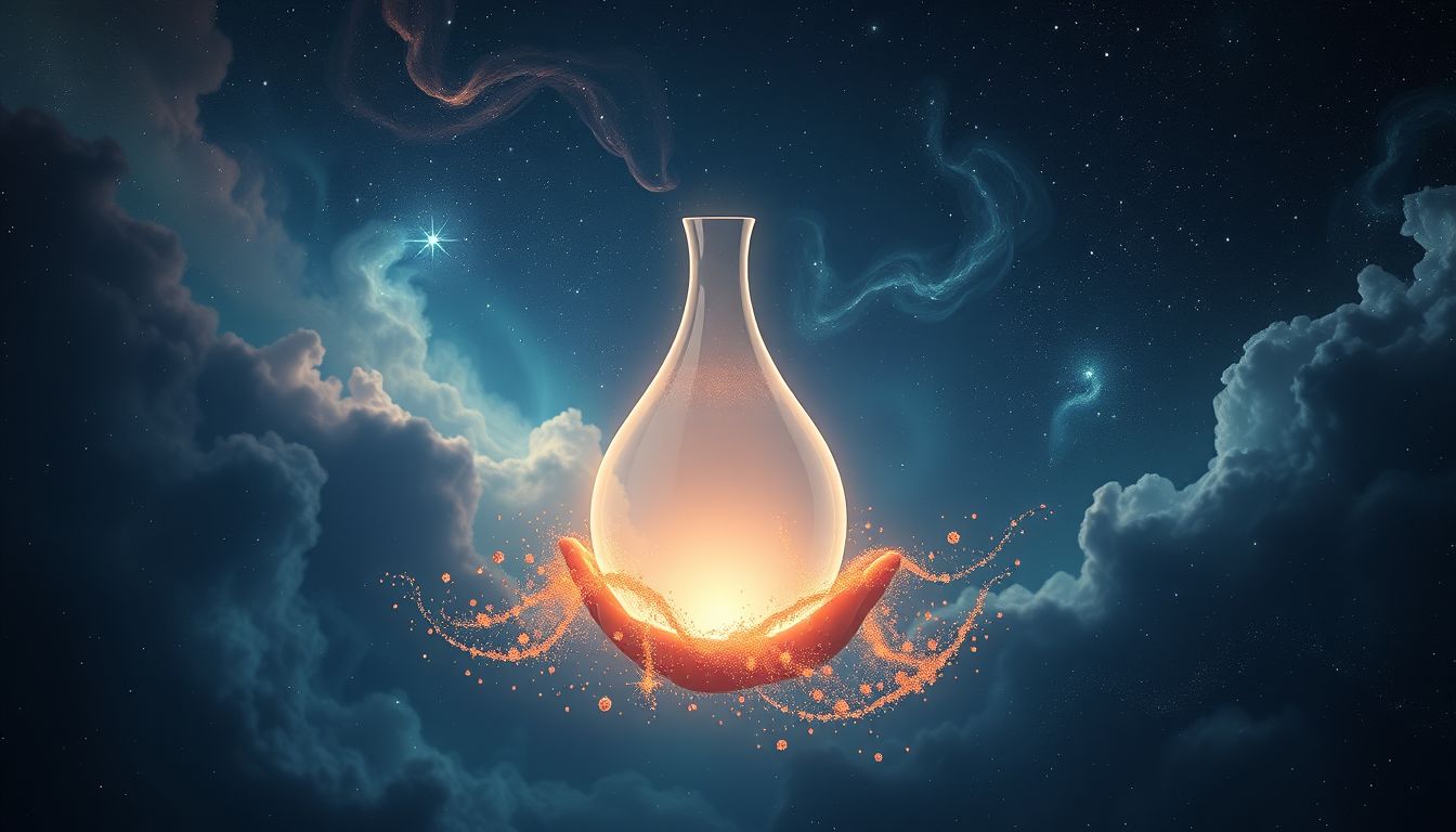 Ein leerer Aschebehälter symbolisiert Neuanfang und Loslassen.