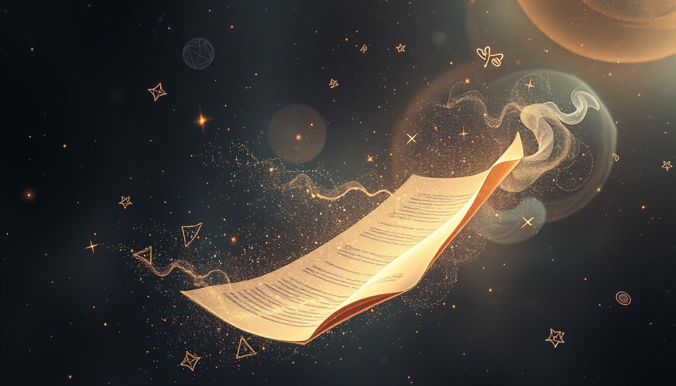 Ein abgelehntes Manuskript symbolisiert oft innere Selbstzweifel und Blockaden.