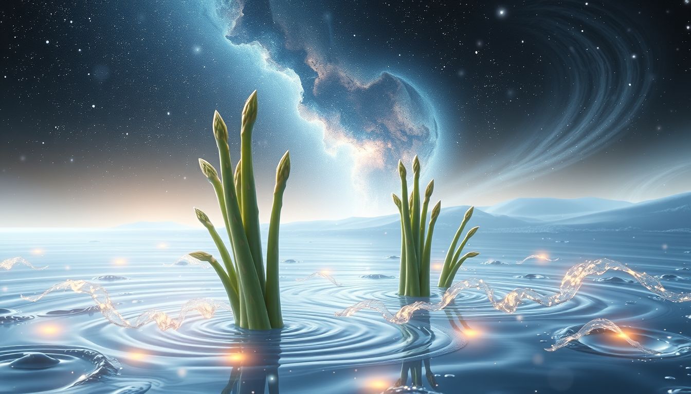 Das Bewässern eines Spargelackers symbolisiert Wachstum und Fürsorge.