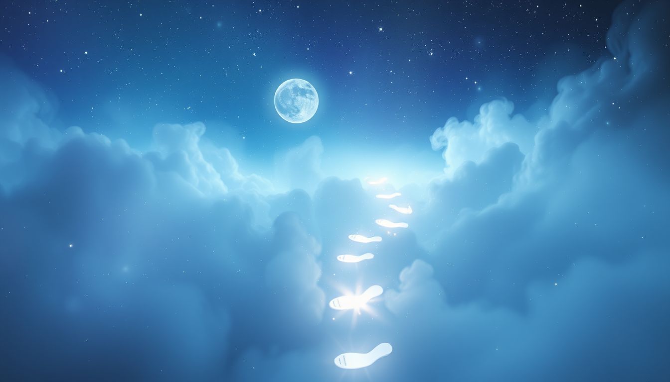 Laute Schritte im Traum symbolisieren bevorstehende Veränderungen und Warnungen.