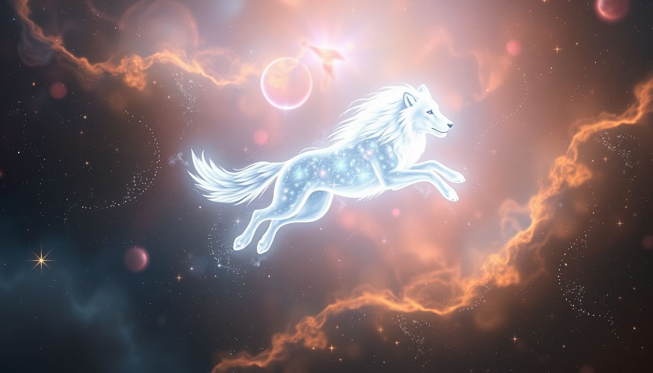 Ein wilder Tiertraum symbolisiert innere Freiheit und Urkraft.