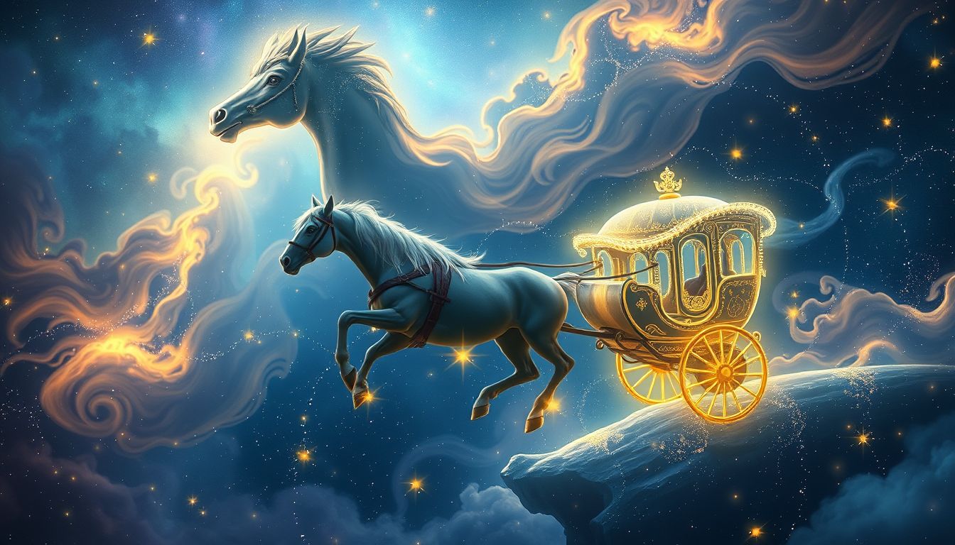 Eine einzelne Postkutsche symbolisiert im Traum oft Selbstständigkeit.