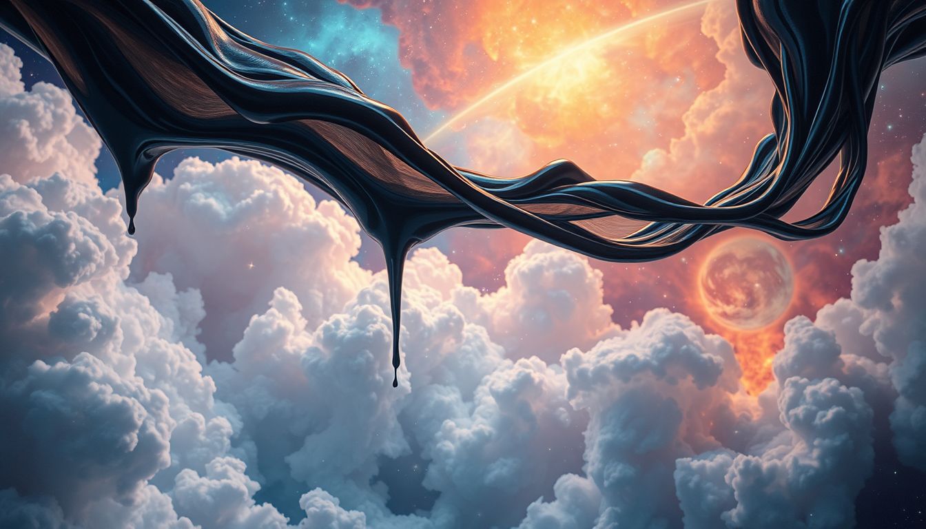 Klebriger Asphalt im Traum symbolisiert festgefahrene Lebenssituationen.