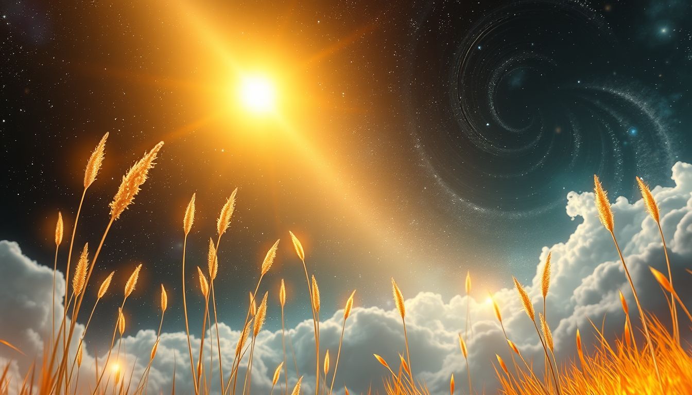 Goldene Halme im Traum symbolisieren Reichtum und positive Veränderungen.