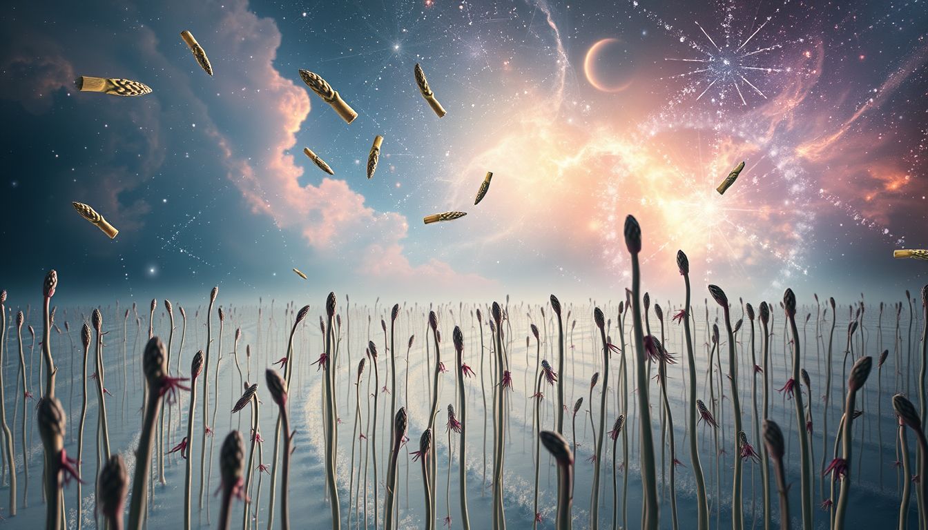 Ein vertrockneter Spargelacker symbolisiert oft verlorene Chancen im Traum.