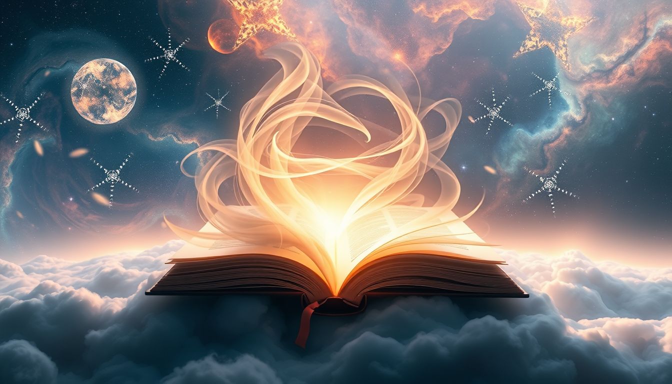 Ein Einband, der sich in ein Tier verwandelt, symbolisiert Verwandlung.