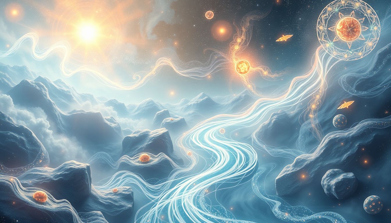 Traum 26 symbolisiert Lebensfluss und persönliche Transformation durch Veränderung.
