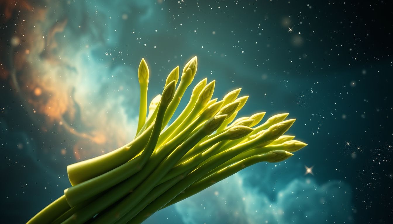 Grüne Spargelspitzen symbolisieren Wachstum und neue Lebensphase im Traum.