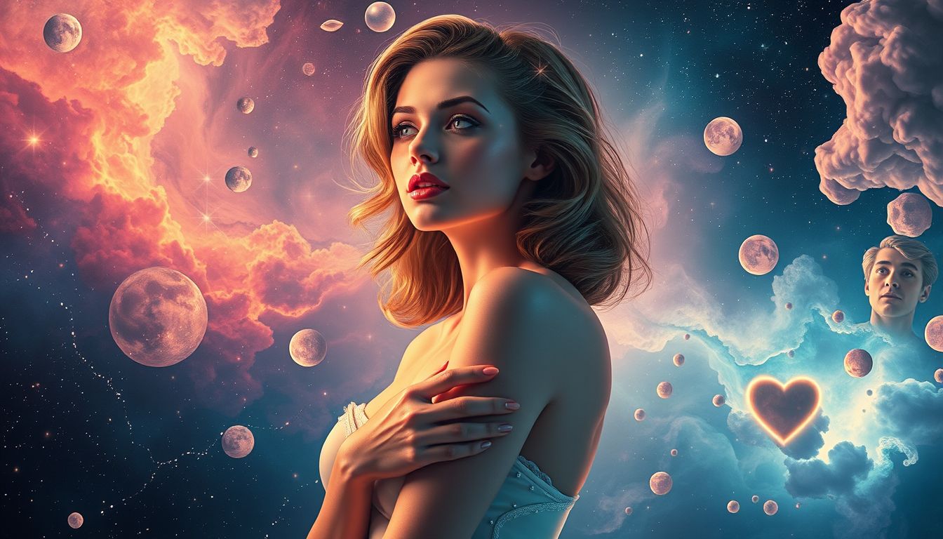 Das Ablehnen einer Pin-up-Figur symbolisiert innere Selbstzweifel und Kritik.