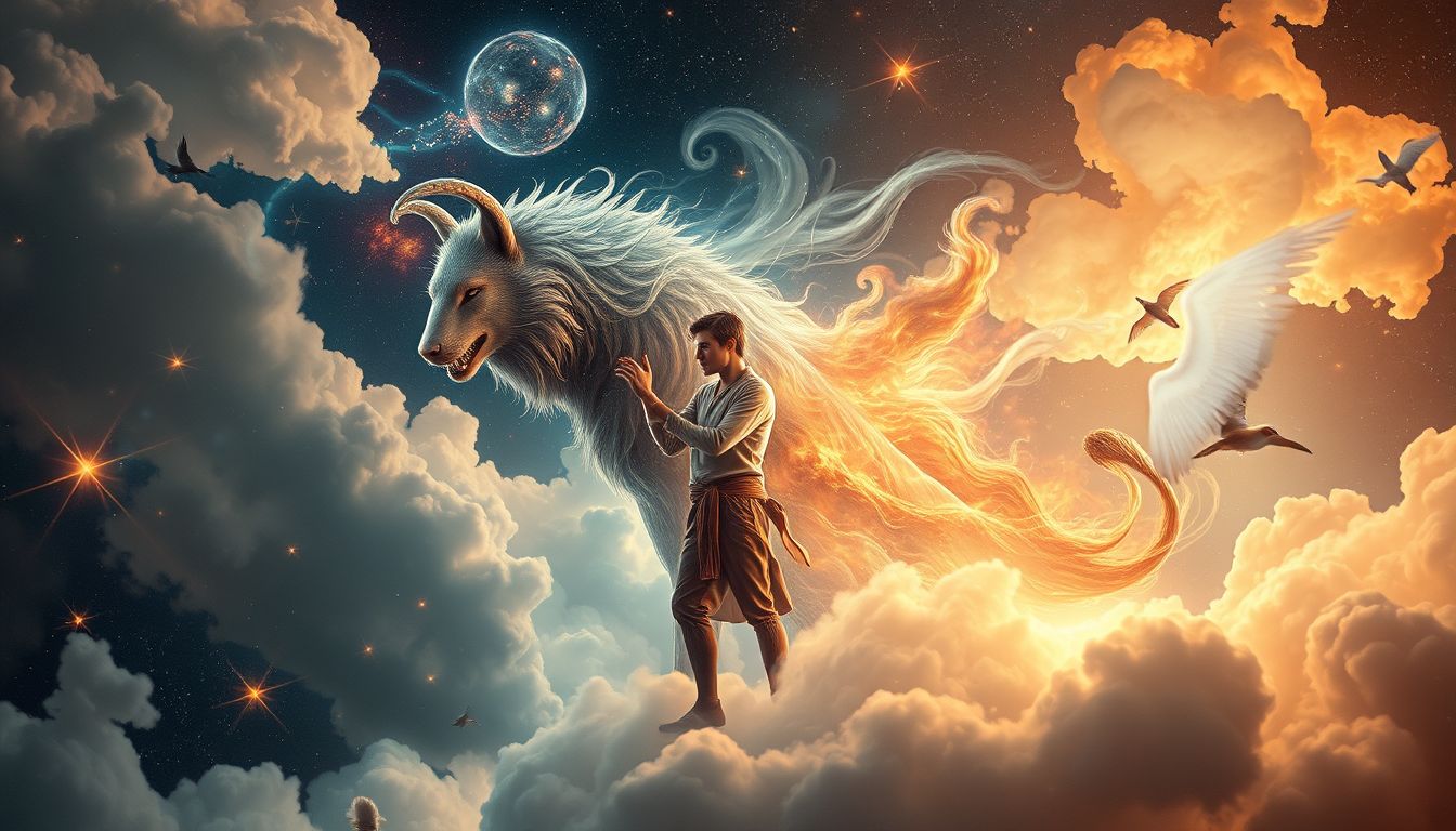 Traum 30 symbolisiert Verwandlung und innere Selbstfindung.