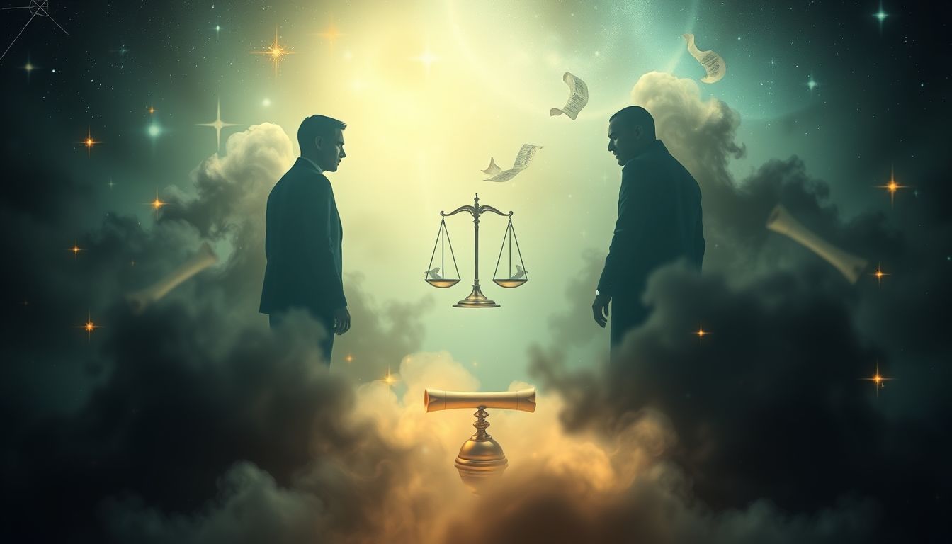 Bedrohung durch Konkurrenten symbolisiert Angst vor beruflichem Versagen.