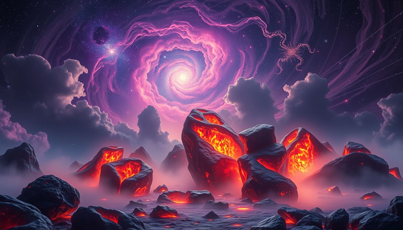 Lavagestein im Traum symbolisiert Kraft und kommende Veränderungen.