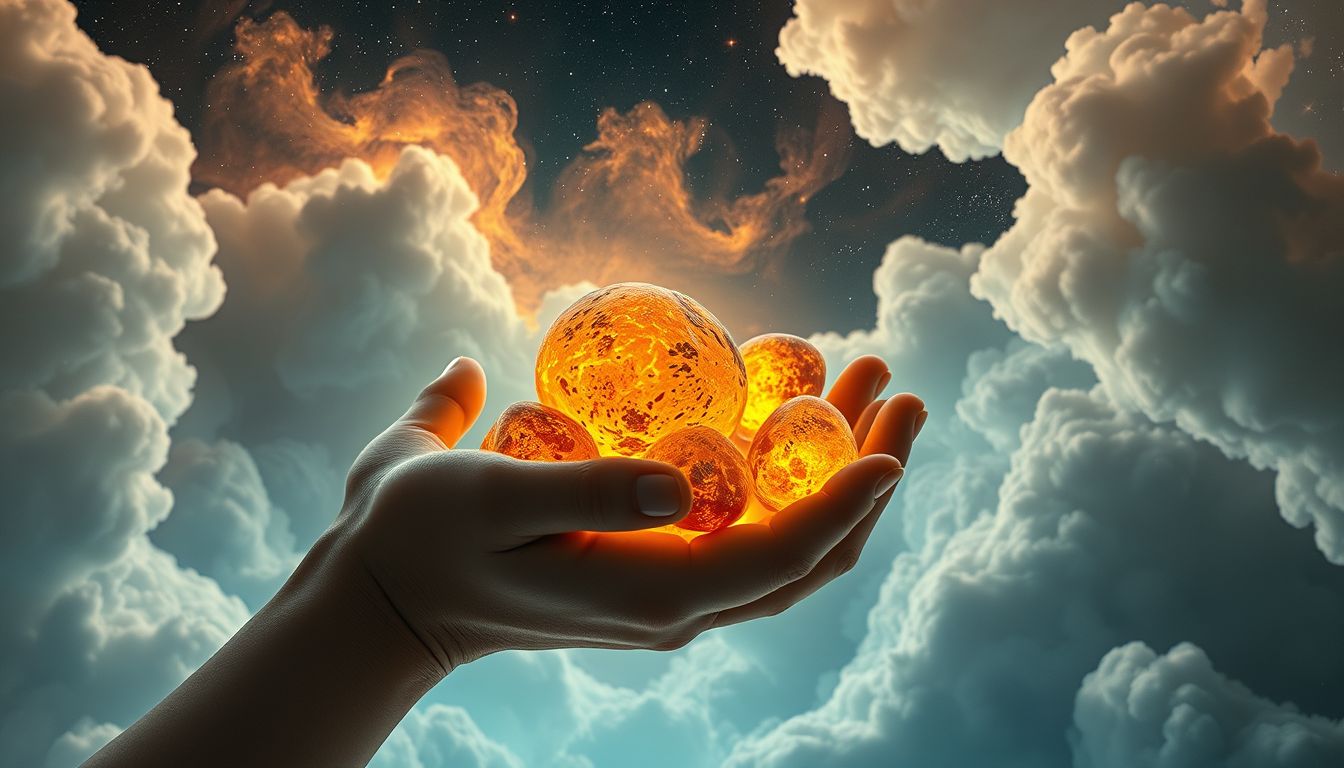 Das Sammeln von Lavagestein symbolisiert innere Stärke und Wandlung.