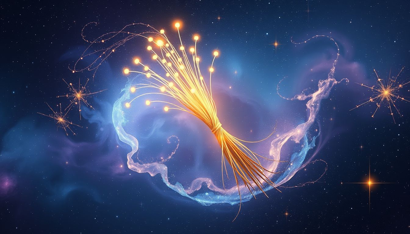 Ein Bündel Halme symbolisiert im Traum Zusammenhalt und Stärke.
