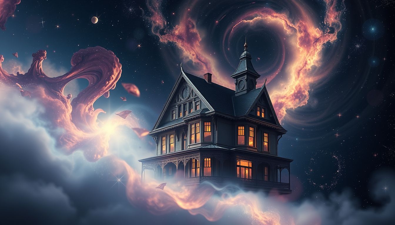 Ein viktorianisches Haus symbolisiert oft verborgene familiäre Erinnerungen und Geheimnisse.