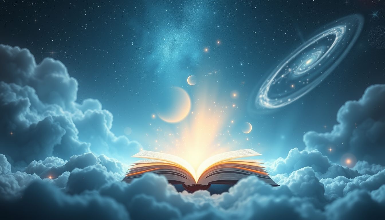 Ein sich selbst öffnender Einband symbolisiert unerwartete Erkenntnisse im Traum.